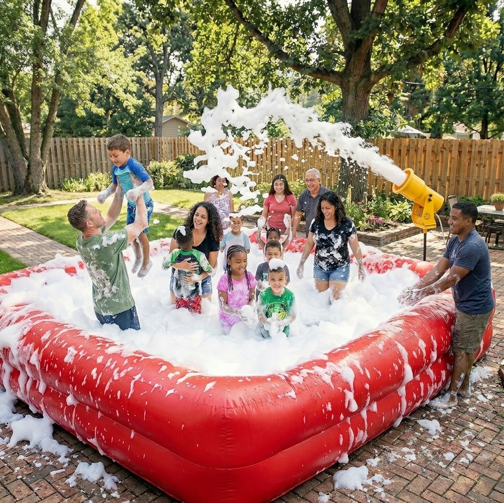 foam machine foam party game rental mcallen tx