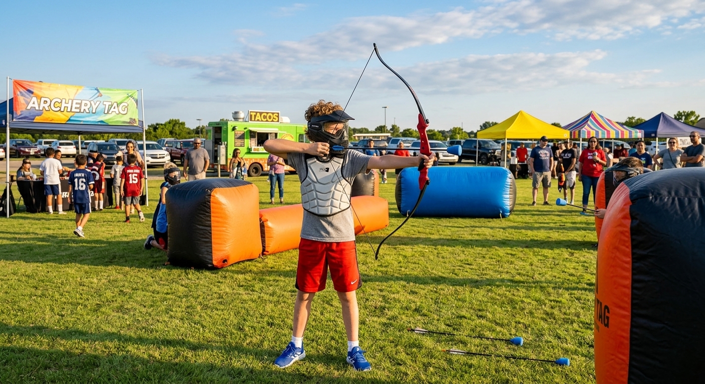 archery tag field game